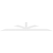 Ekena Millwork Richland Architectural Grade PVC Gable Bracket, 108"W x 18"H x 2"D x 4"F, 4/12 Pitch GBP108X18X0204RIC00 - alternate 3